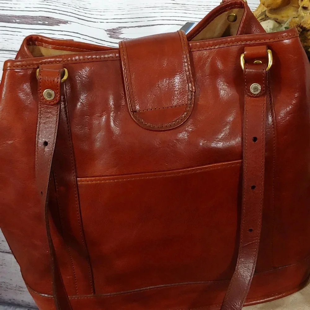 Vintage Tote bag by Brahmin Fairhaven Mass USA - Picture 8 of 16